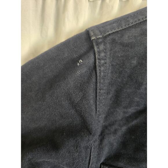 Woolrich Womens Vintage Corduroy Button Shirt Size 10 Shacket Jacket Dark Blue - Picture 6 of 11